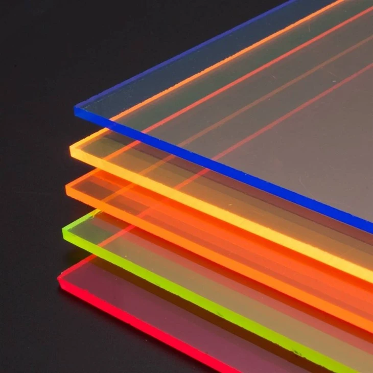 Fluorescent Acrylic Sheet For Decoration high quality