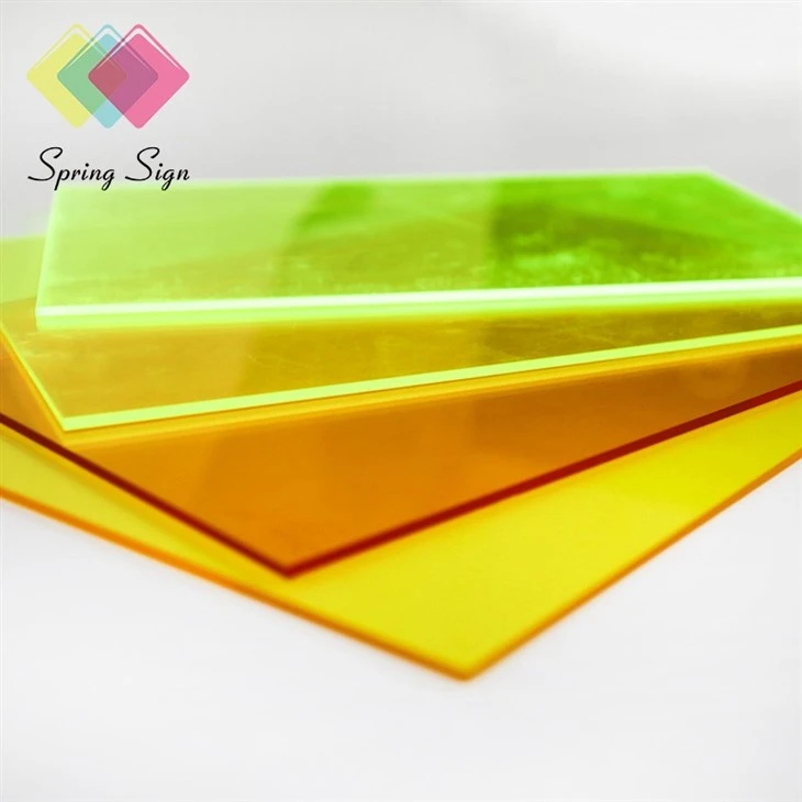 Fluorescent Acrylic Sheet For Decoration high quality