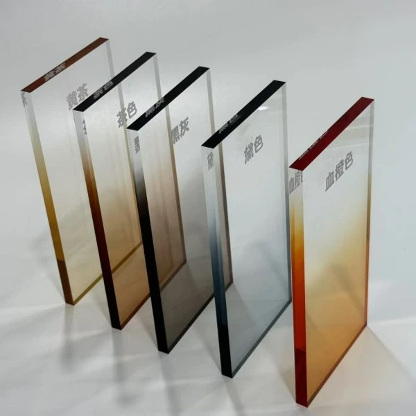 Gradient Color Acrylic Sheet factory
